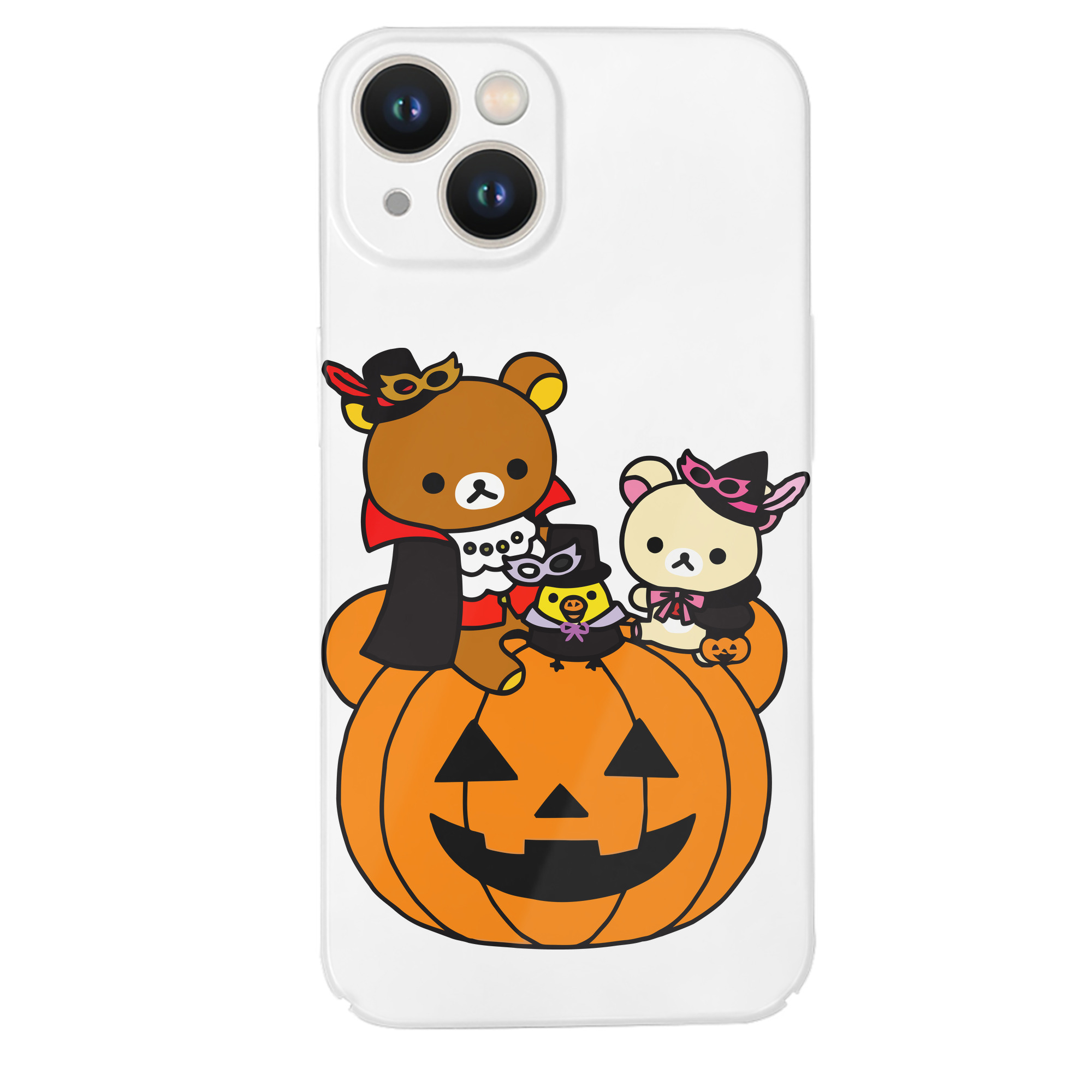 （画像用） リラックマ リラックマ キイロイトリ Rilakkuma Korilakkuma Kiiroitori 【iPhone 14シリーズ対応】ハードケース